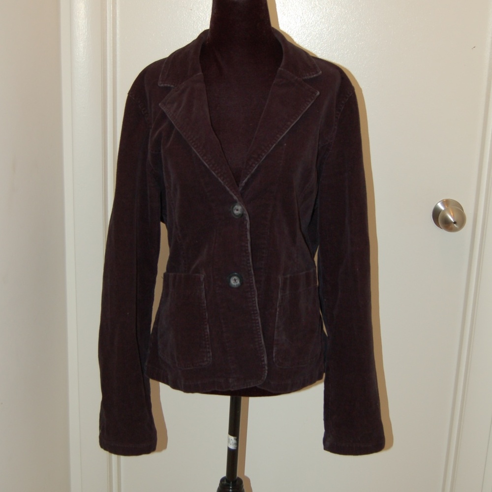 American Eagle Outfitters Black Button Down Jacket